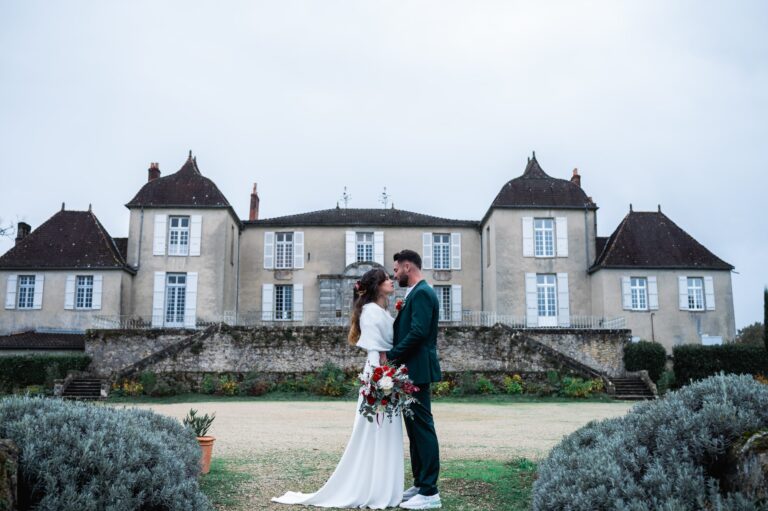 Shooting inspiration château de Campet – Mariage d&rsquo;automne dans les Landes