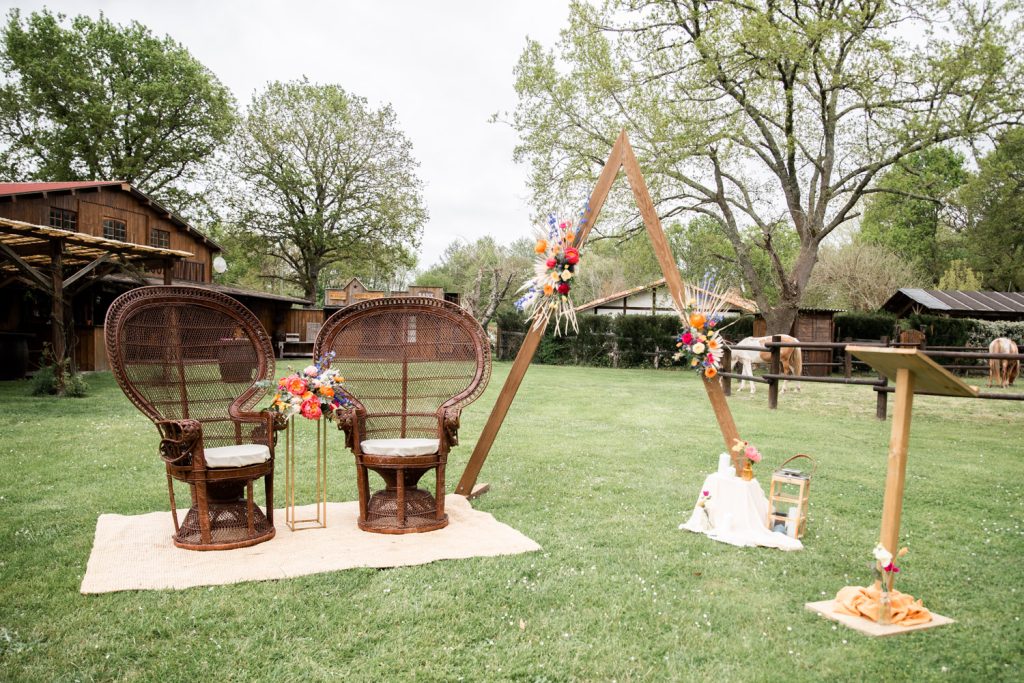 décoration cérémonie laïque dans les Landes