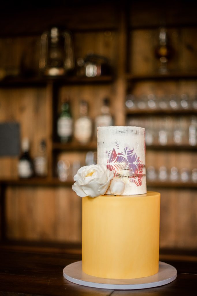 wedding cake coloré