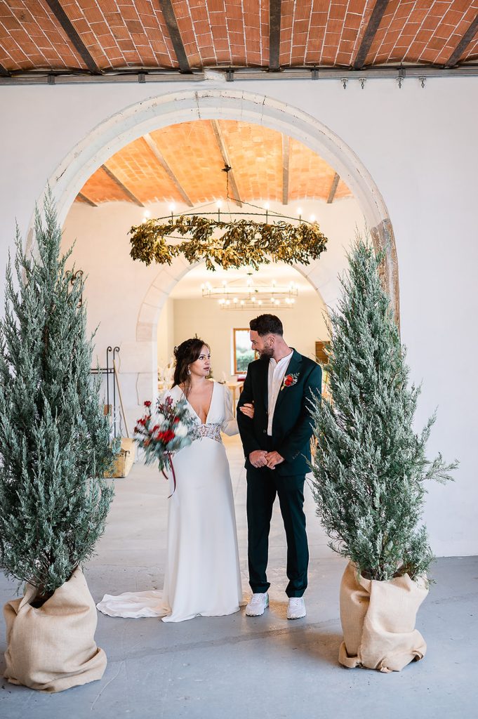 entrée des mariés cérémonie laïque intérieur orangerie mariage Landes