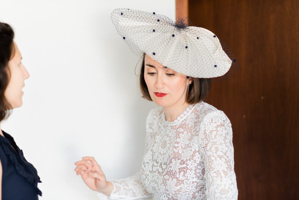 photographe mariage Mimizan portrait mariée préparation