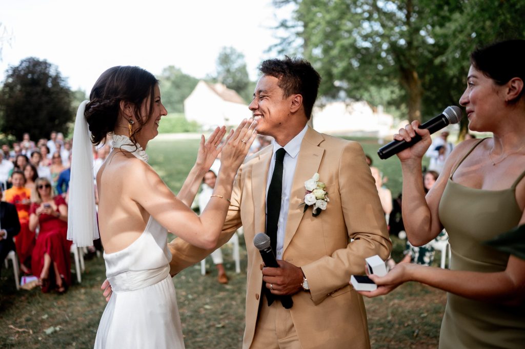 discours pendant la cérémonie laïque en Dordogne
