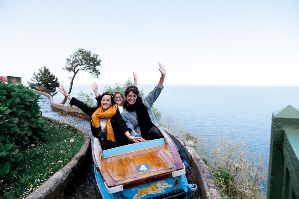 EVJF Saint Sébastien train vue mer Pays Basque