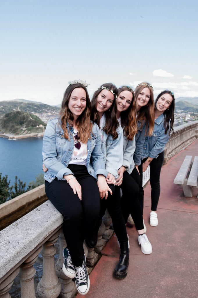 groupe EVJF amies Saint Sébastien Pays Basque