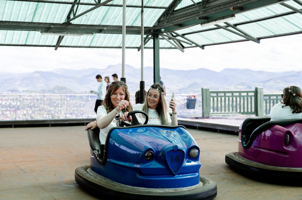 EVJF Mont Igueldo auto tamponneuse fun