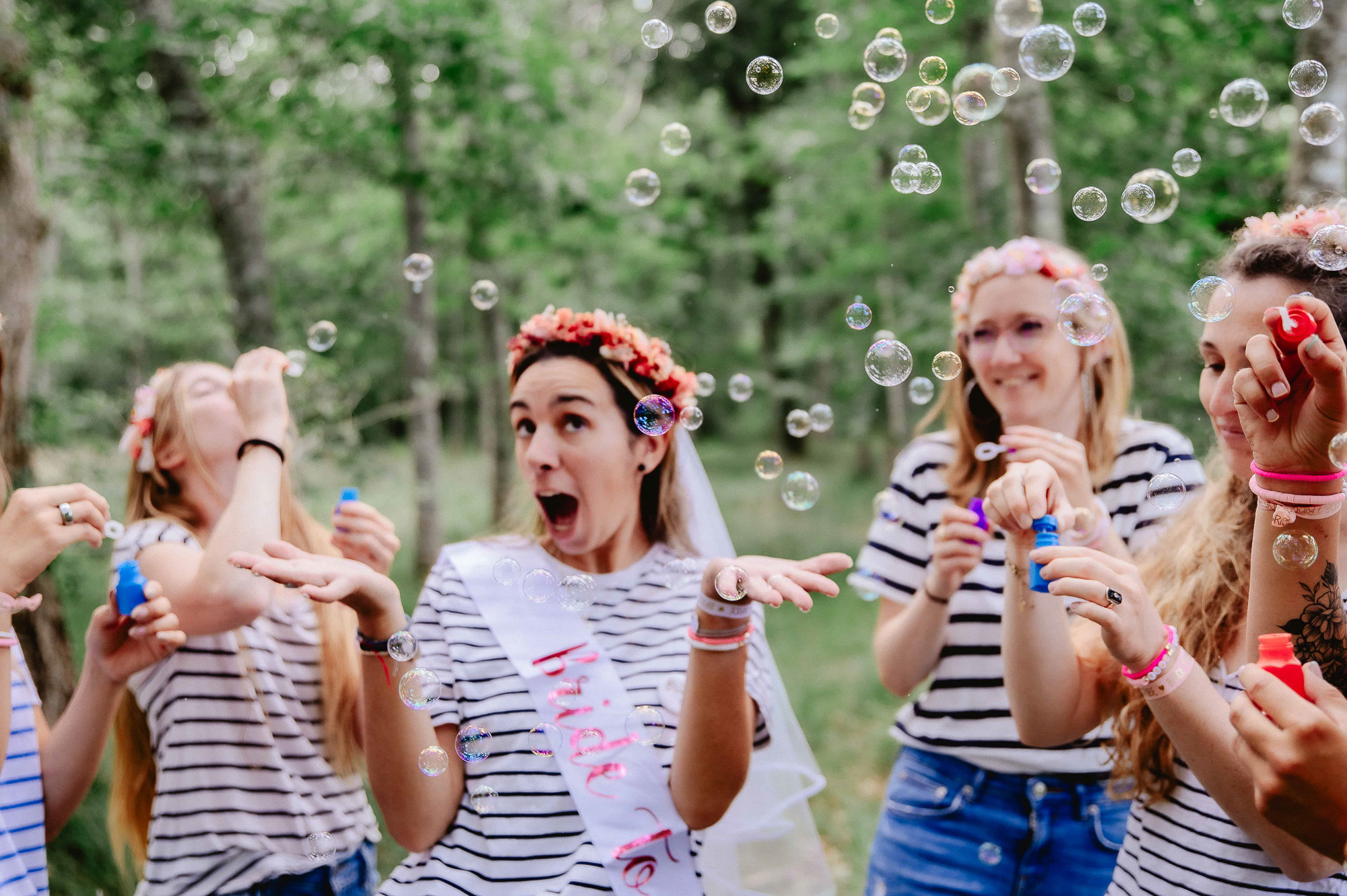 evjf landes groupe mariée copines
