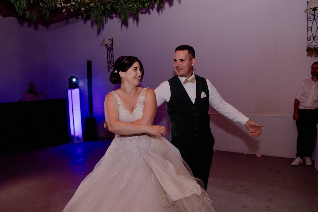 Première danse dans l'orangeraie du château de Campet